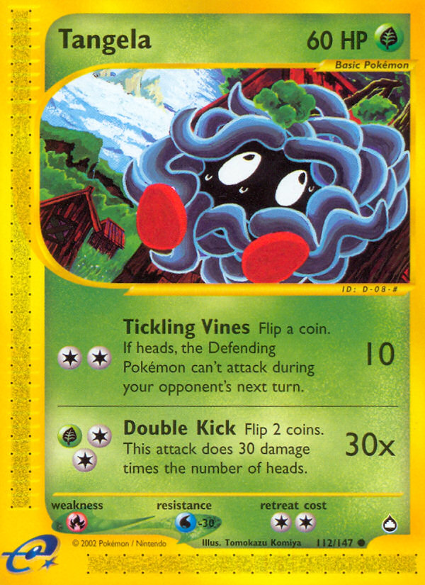 Tangela (112/147) [Aquapolis] | Tabernacle Games