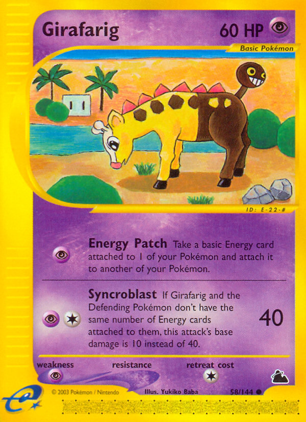 Girafarig (58/144) [Skyridge] | Tabernacle Games