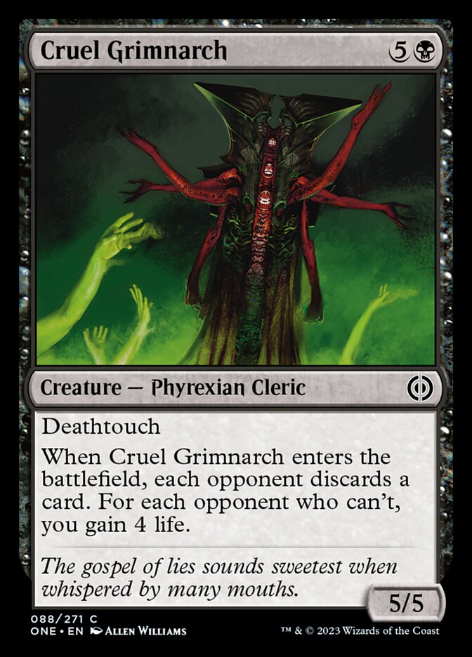 Cruel Grimnarch [Phyrexia: All Will Be One] | Tabernacle Games