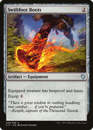Swiftfoot Boots [Commander 2017] | Tabernacle Games