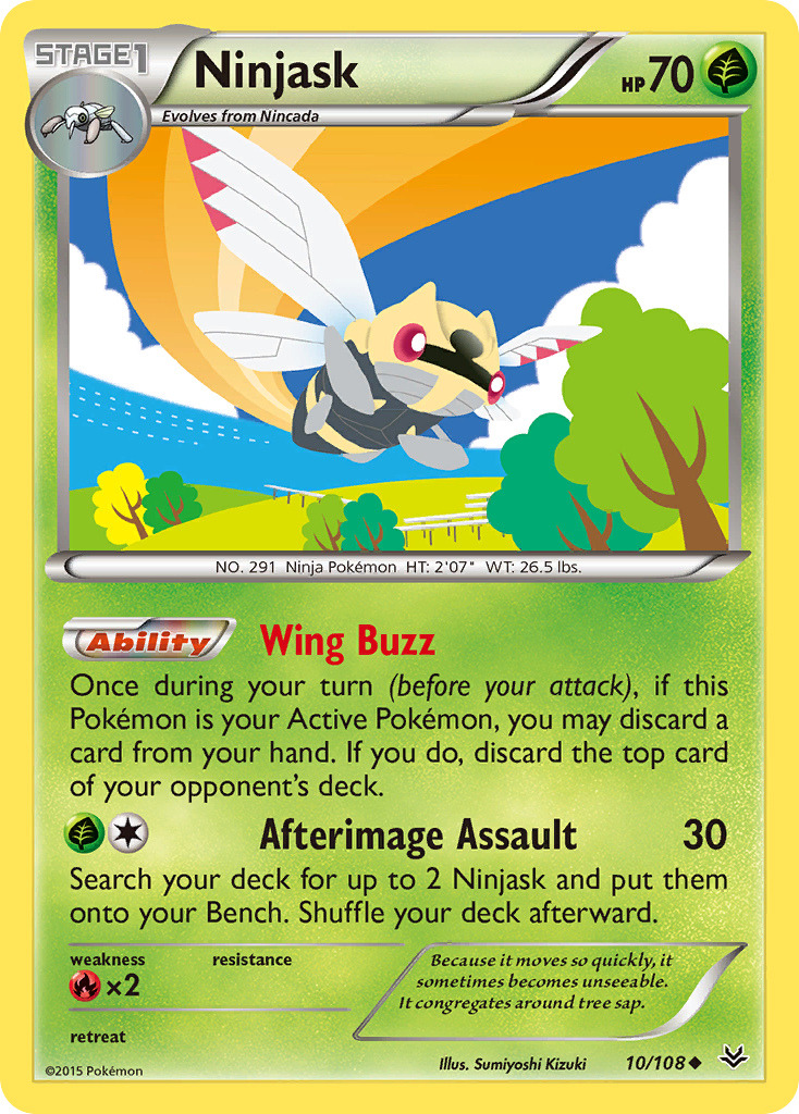 Ninjask (10/108) [XY: Roaring Skies] | Tabernacle Games
