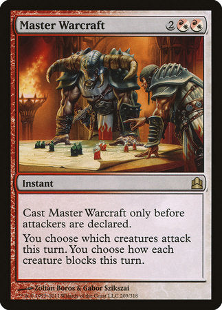 Master Warcraft [Commander 2011] | Tabernacle Games