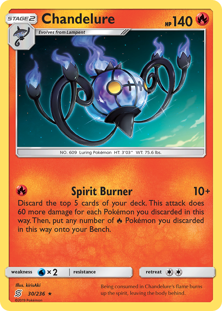 Chandelure (30/236) [Sun & Moon: Unified Minds] | Tabernacle Games