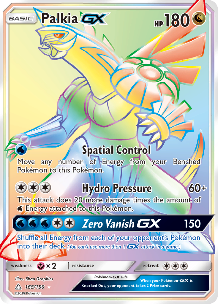 Palkia GX (165/156) [Sun & Moon: Ultra Prism] | Tabernacle Games