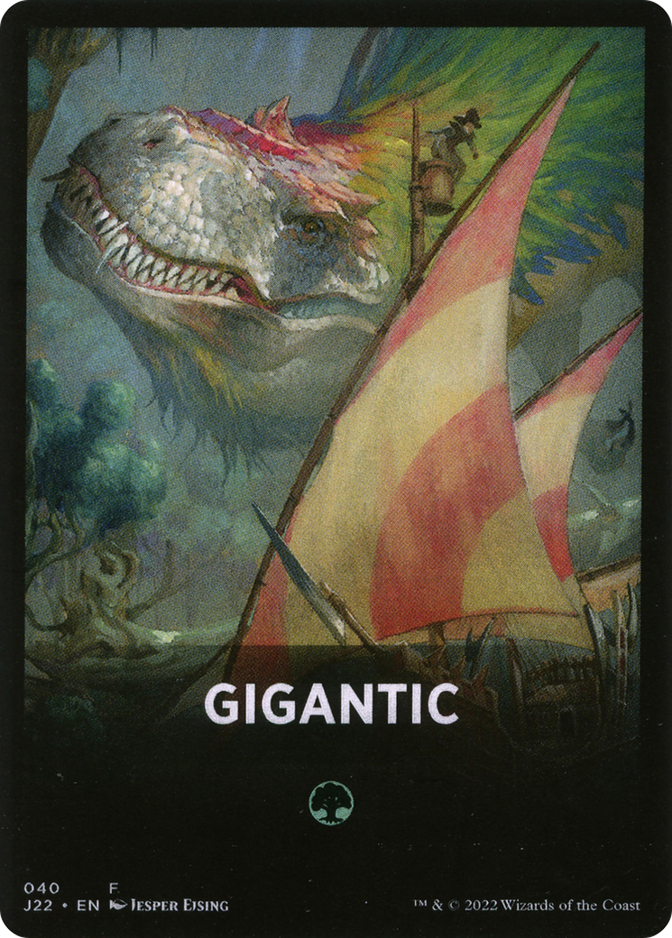 Gigantic Theme Card [Jumpstart 2022 Front Cards] | Tabernacle Games