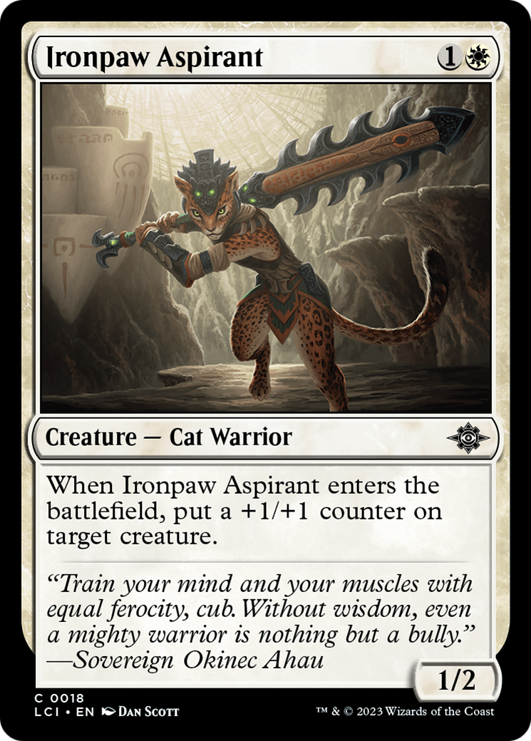 Ironpaw Aspirant [The Lost Caverns of Ixalan] | Tabernacle Games