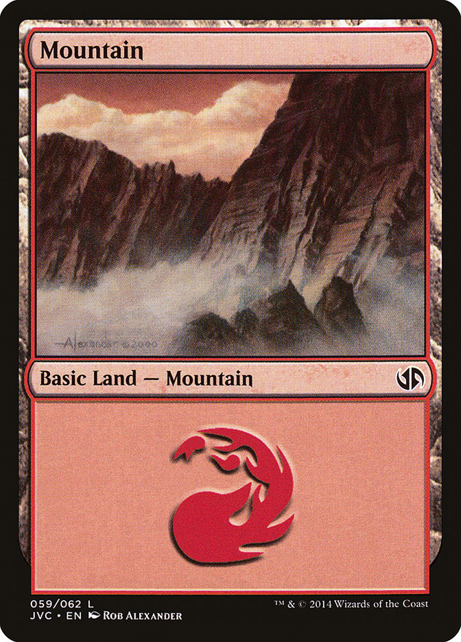 Mountain (59) [Duel Decks Anthology] | Tabernacle Games