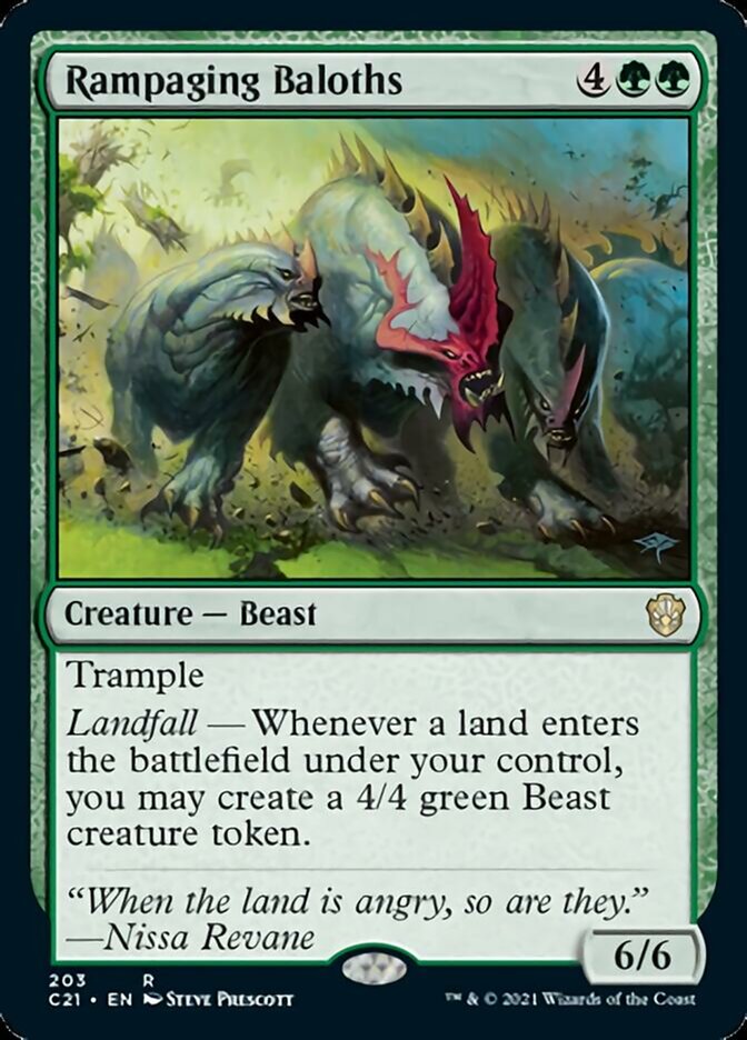 Rampaging Baloths [Commander 2021] | Tabernacle Games