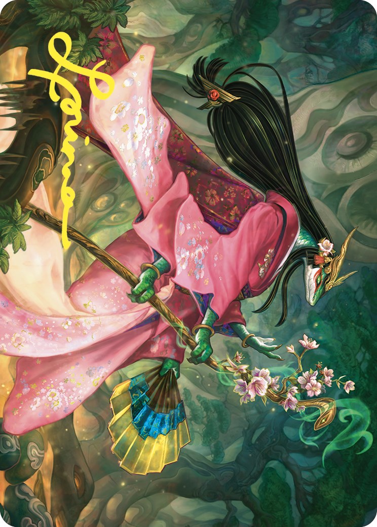 Sakiko, Mother of Summer Art Card (Gold-Stamped Signature) [Commander Masters Art Series] | Tabernacle Games