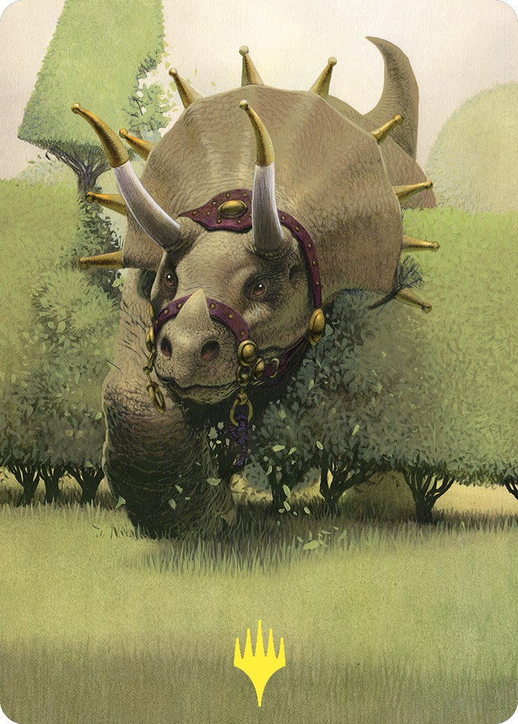 Regal Behemoth Art Card (Gold-Stamped) [Commander Masters Art Series] | Tabernacle Games