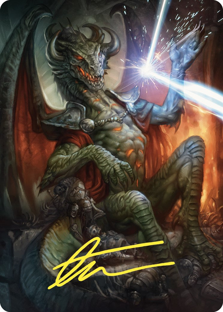 Deflecting Swat Art Card (Gold-Stamped Signature) [Commander Masters Art Series] | Tabernacle Games