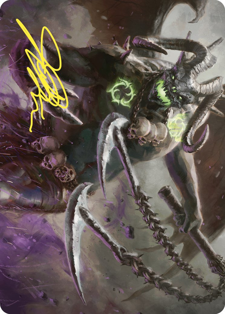 Archfiend of Despair Art Card (Gold-Stamped Signature) [Commander Masters Art Series] | Tabernacle Games