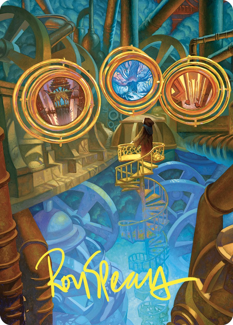 Extraplanar Lens Art Card (Gold-Stamped Signature) [Commander Masters Art Series] | Tabernacle Games