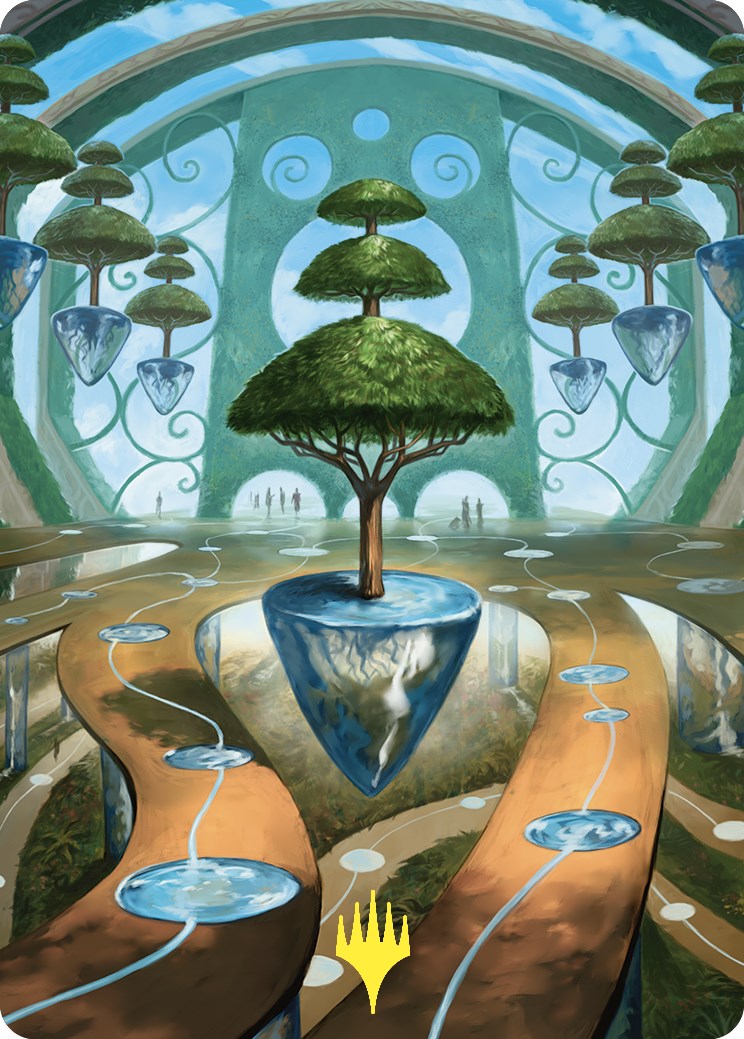 Rejuvenating Springs Art Card (Gold-Stamped) [Commander Masters Art Series] | Tabernacle Games