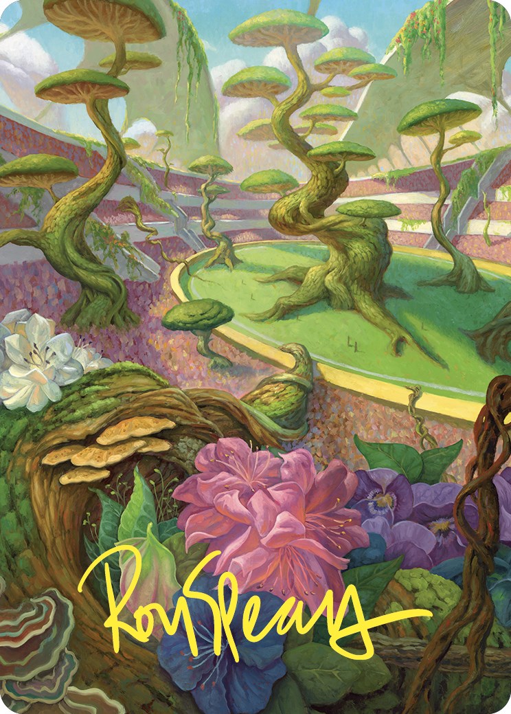 Undergrowth Stadium Art Card (Gold-Stamped Signature) [Commander Masters Art Series] | Tabernacle Games