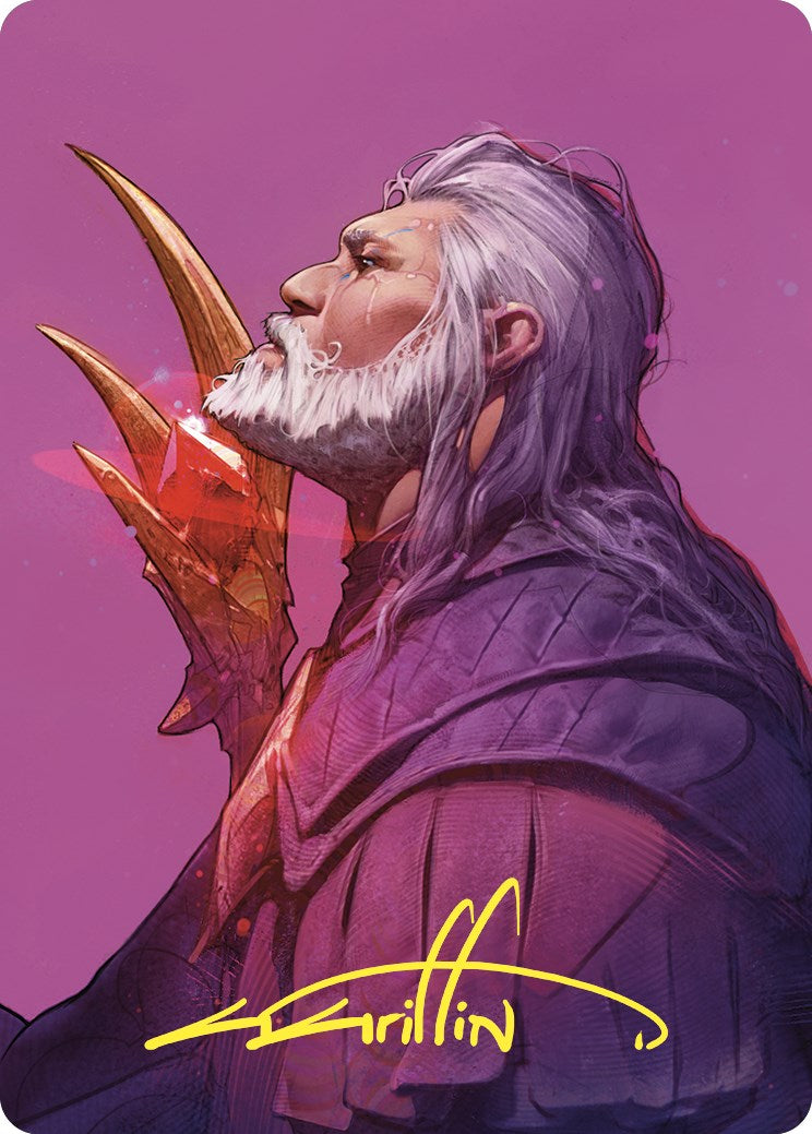 Urza, Lord High Artificer Art Card (Gold-Stamped Signature) [Commander Masters Art Series] | Tabernacle Games