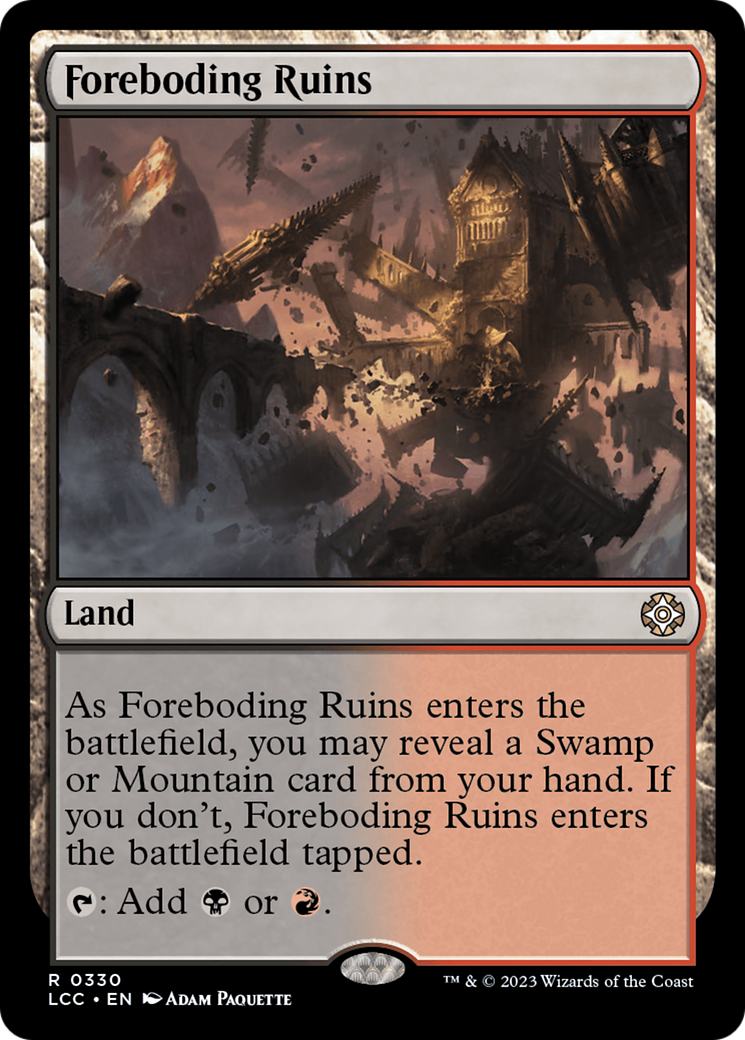 Foreboding Ruins [The Lost Caverns of Ixalan Commander] | Tabernacle Games