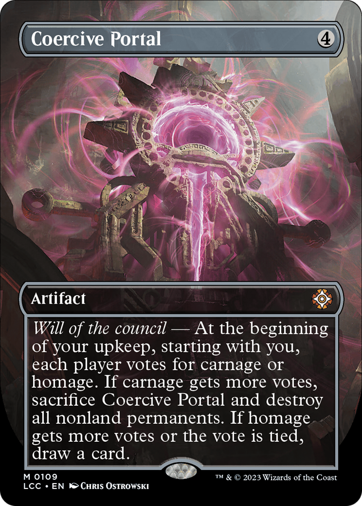 Coercive Portal (Borderless) [The Lost Caverns of Ixalan Commander] | Tabernacle Games