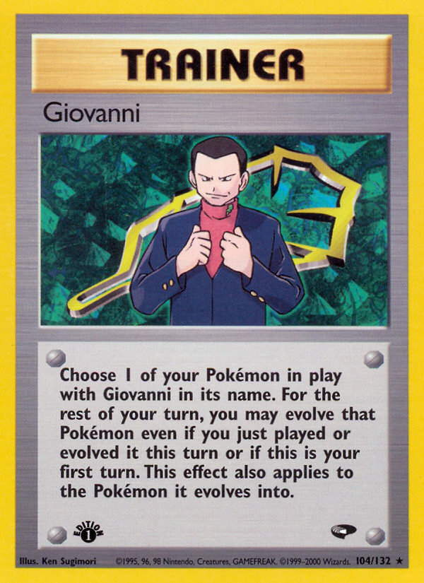 Giovanni (104/132) [Gym Challenge 1st Edition] | Tabernacle Games
