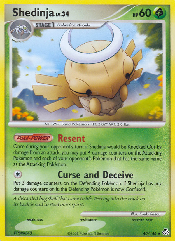 Shedinja (40/146) [Diamond & Pearl: Legends Awakened] | Tabernacle Games