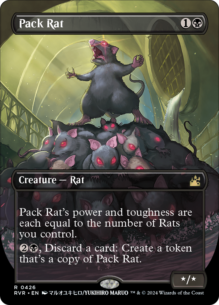 Pack Rat (Anime Borderless) [Ravnica Remastered] | Tabernacle Games