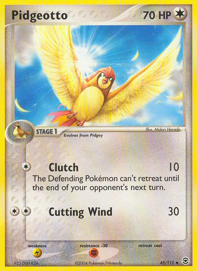 Pidgeotto (45/112) [EX: FireRed & LeafGreen] | Tabernacle Games