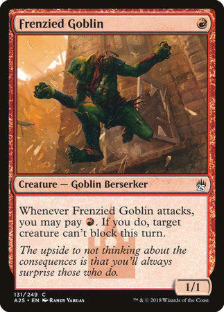 Frenzied Goblin [Masters 25] | Tabernacle Games