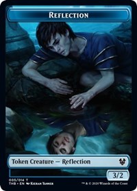 Reflection // Satyr Double-sided Token [Theros Beyond Death Tokens] | Tabernacle Games