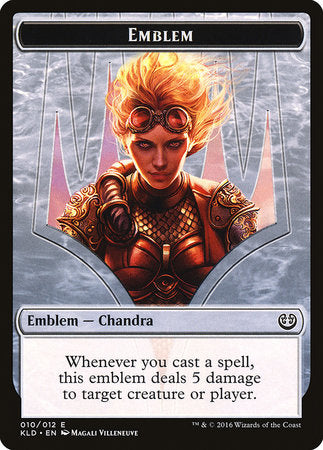 Emblem - Chandra, Torch of Defiance [Kaladesh Tokens] | Tabernacle Games