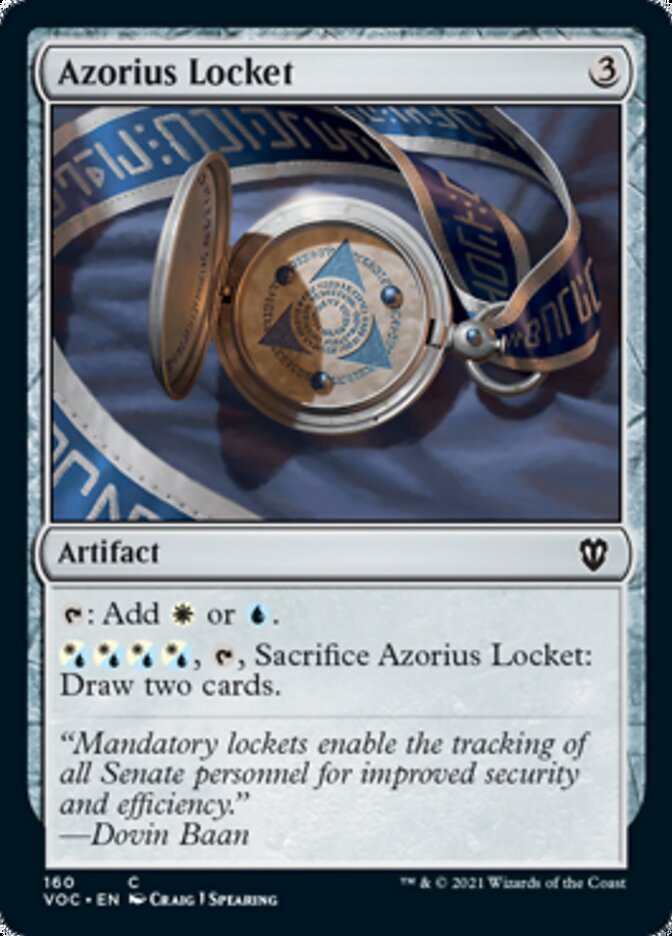 Azorius Locket [Innistrad: Crimson Vow Commander] | Tabernacle Games