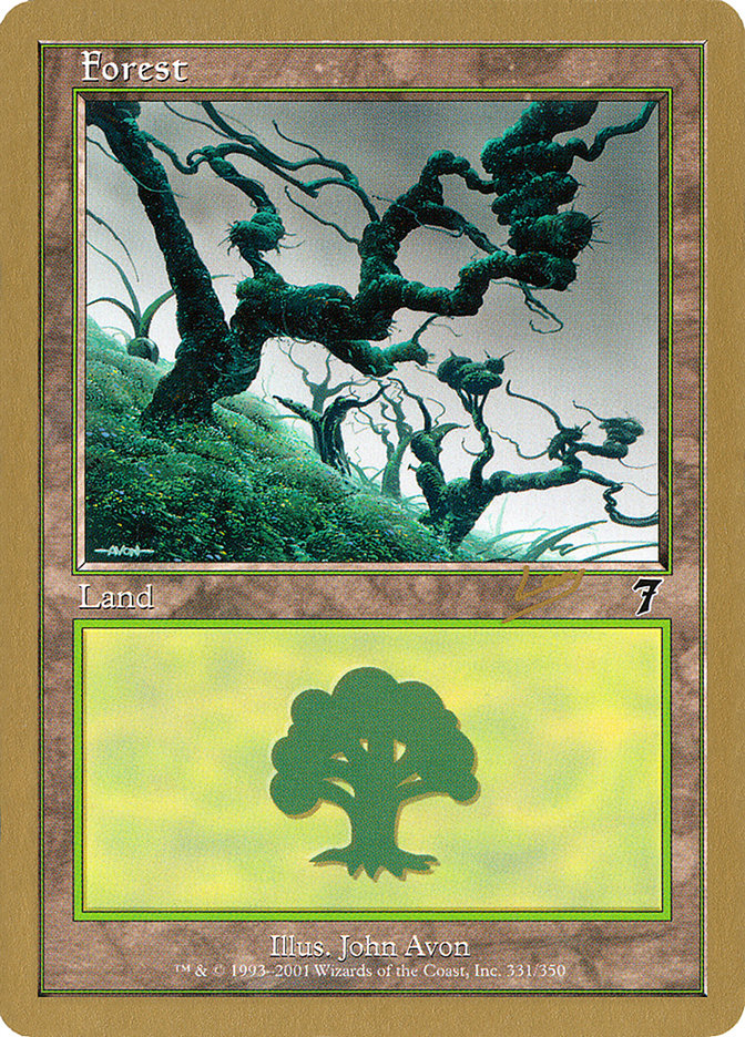 Forest (rl331) (Raphael Levy) [World Championship Decks 2002] | Tabernacle Games