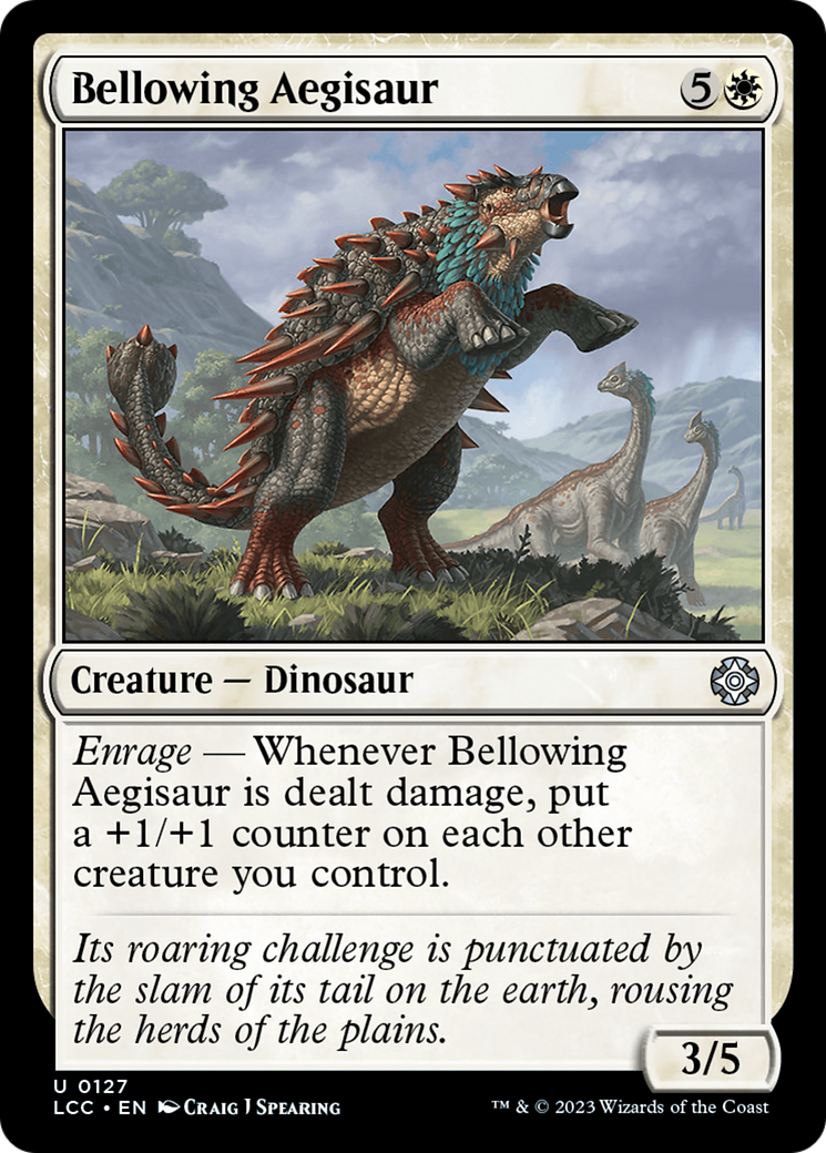 Bellowing Aegisaur [The Lost Caverns of Ixalan Commander] | Tabernacle Games