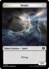 Spirit (0010) // Satyr Double-Sided Token [Commander Masters Tokens] | Tabernacle Games