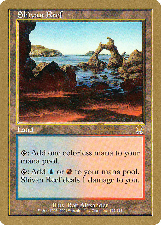 Shivan Reef (Antoine Ruel) [World Championship Decks 2001] | Tabernacle Games