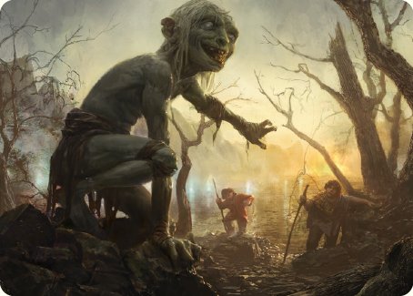 Smeagol, Helpful Guide Art Card [The Lord of the Rings: Tales of Middle-earth Art Series] | Tabernacle Games