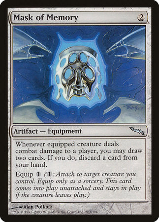 Mask of Memory [Mirrodin] | Tabernacle Games