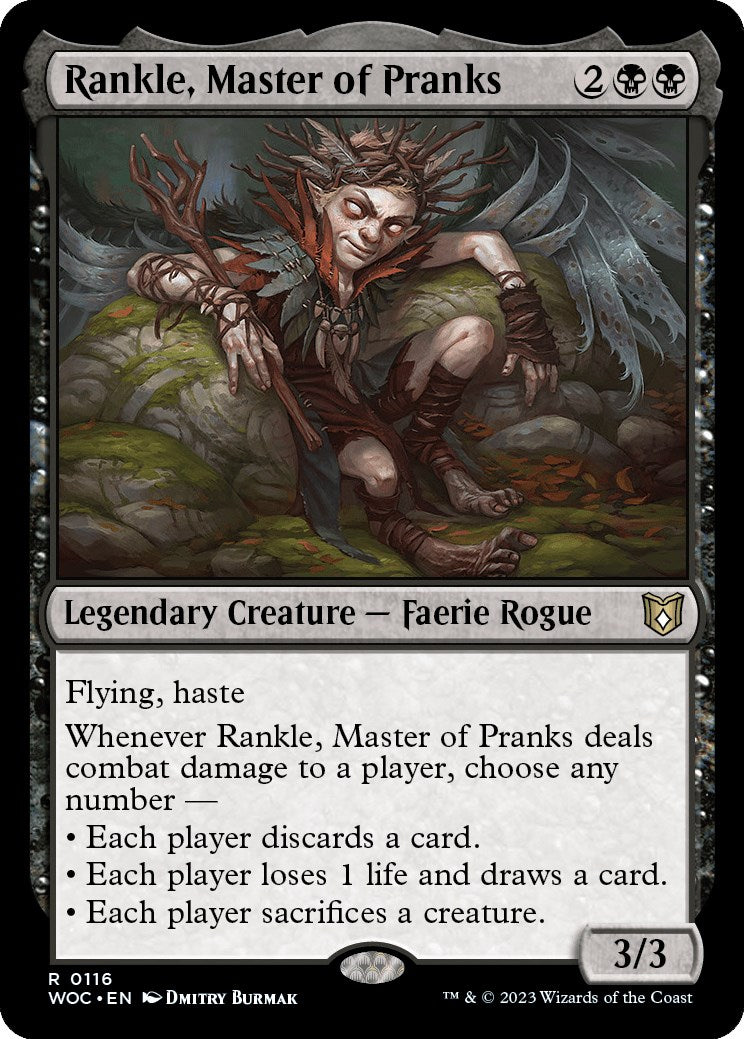 Rankle, Master of Pranks [Wilds of Eldraine Commander] | Tabernacle Games