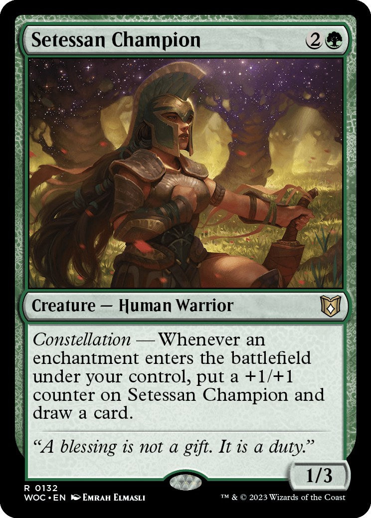 Setessan Champion [Wilds of Eldraine Commander] | Tabernacle Games