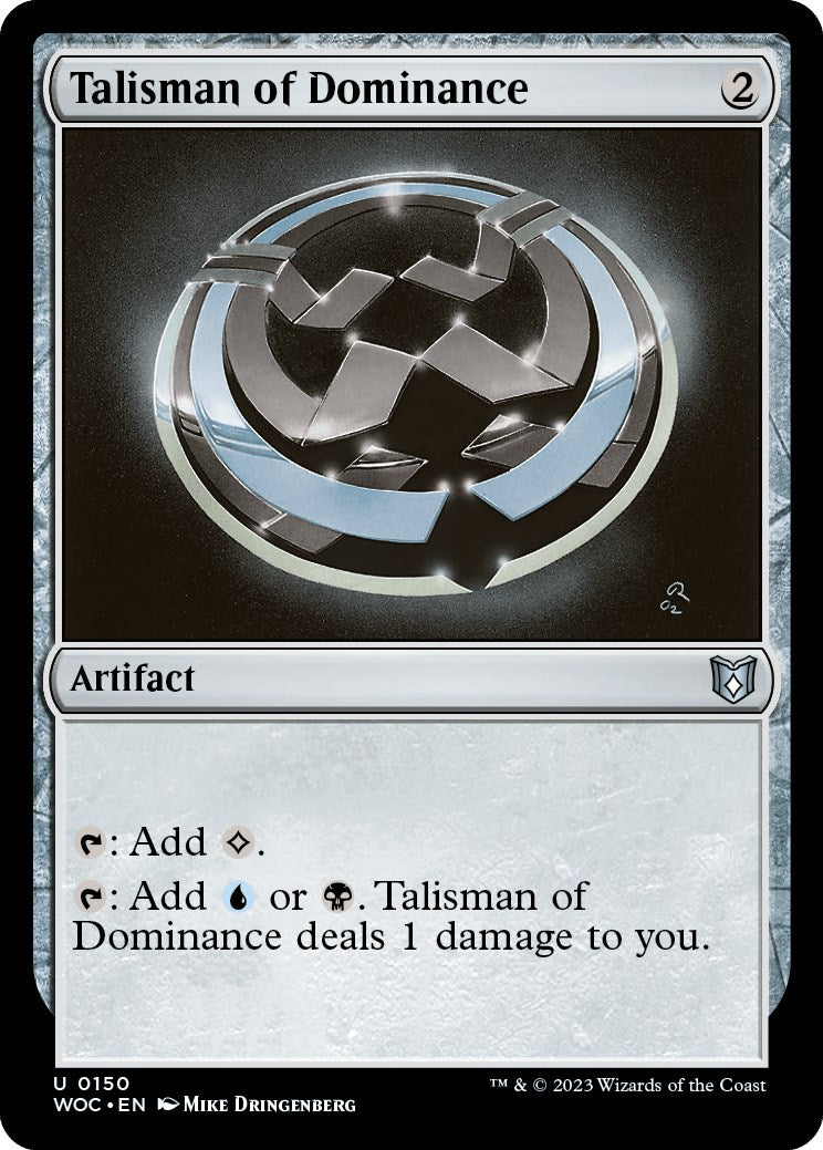 Talisman of Dominance [Wilds of Eldraine Commander] | Tabernacle Games