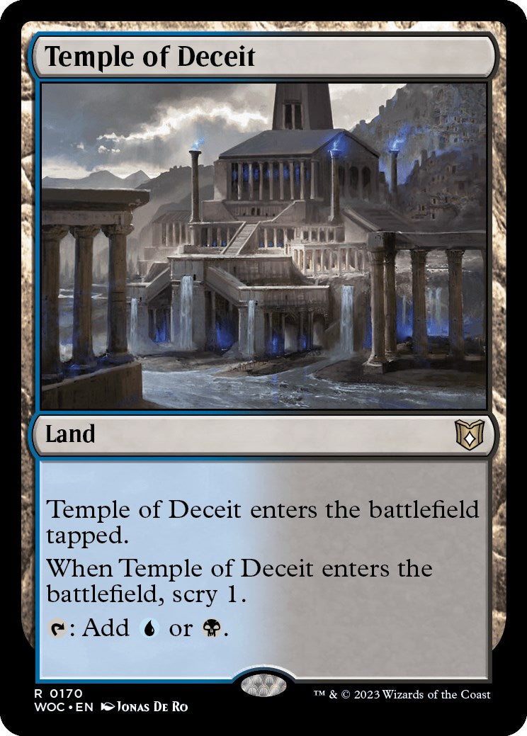 Temple of Deceit [Wilds of Eldraine Commander] | Tabernacle Games