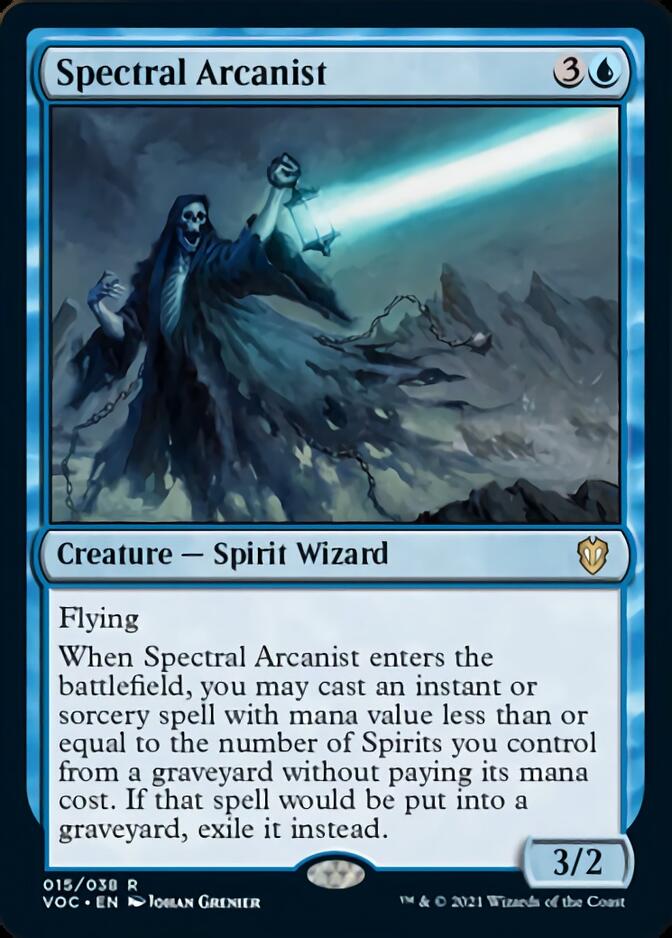 Spectral Arcanist [Innistrad: Crimson Vow Commander] | Tabernacle Games