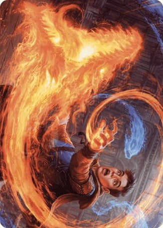 Frantic Firebolt Art Card [Wilds of Eldraine Art Series] | Tabernacle Games
