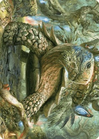 Blossoming Tortoise Art Card [Wilds of Eldraine Art Series] | Tabernacle Games
