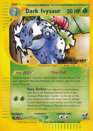 Dark Ivysaur (6) (Winner) [Best of Promos] | Tabernacle Games