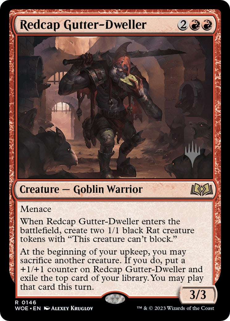 Redcap Gutter-Dweller (Promo Pack) [Wilds of Eldraine Promos] | Tabernacle Games