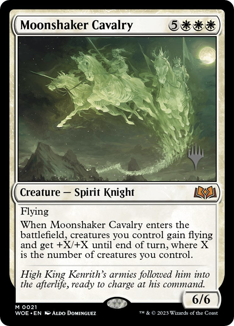 Moonshaker Cavalry (Promo Pack) [Wilds of Eldraine Promos] | Tabernacle Games