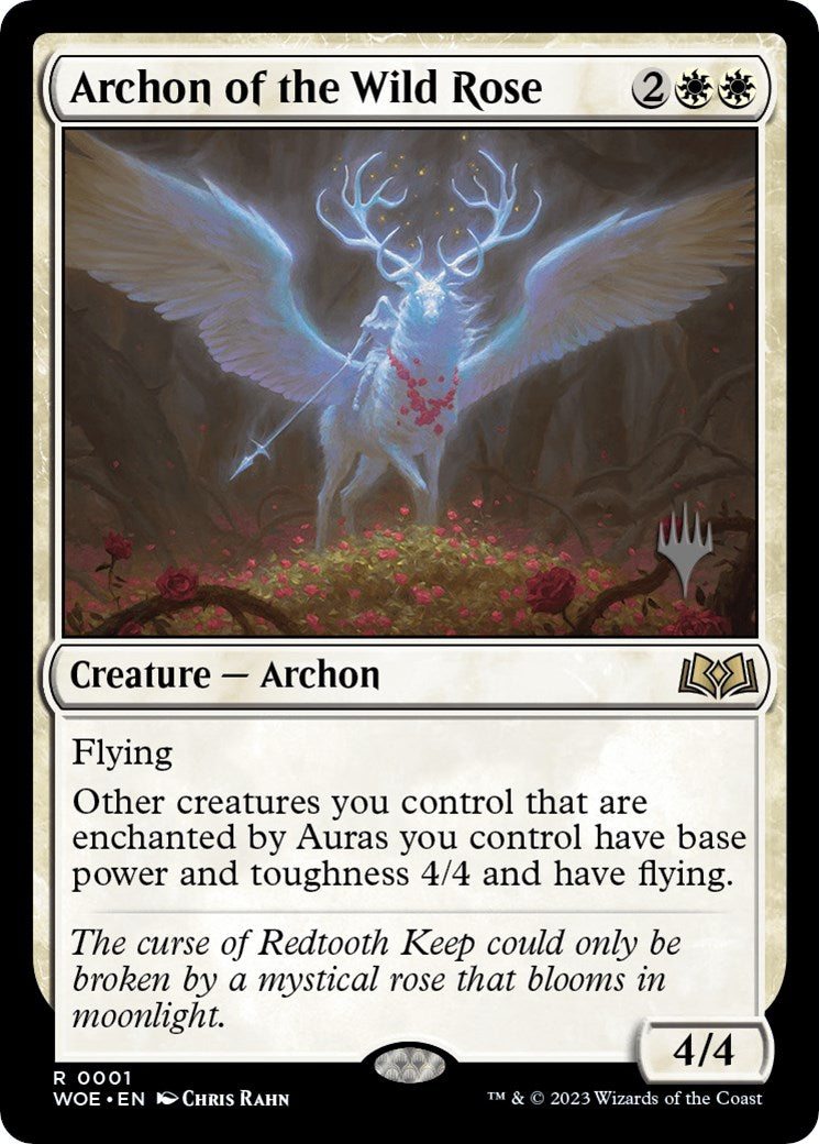 Archon of the Wild Rose (Promo Pack) [Wilds of Eldraine Promos] | Tabernacle Games