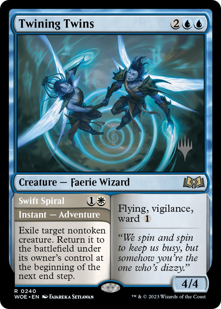 Twining Twins // Swift Spiral (Promo Pack) [Wilds of Eldraine Promos] | Tabernacle Games