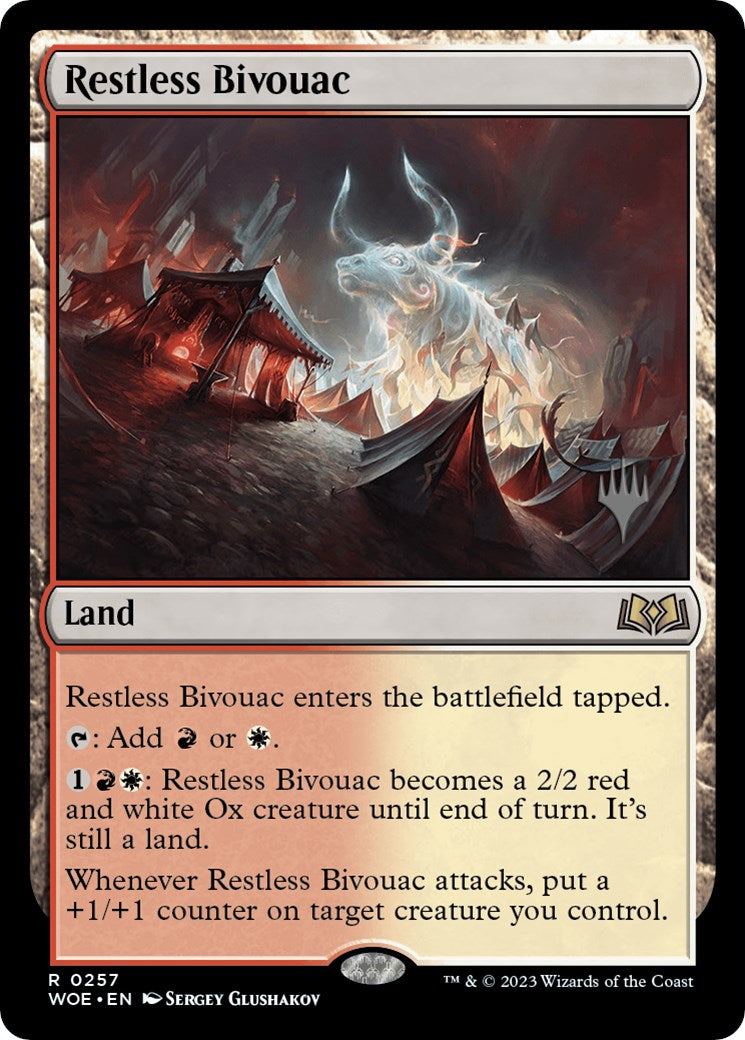 Restless Bivouac (Promo Pack) [Wilds of Eldraine Promos] | Tabernacle Games