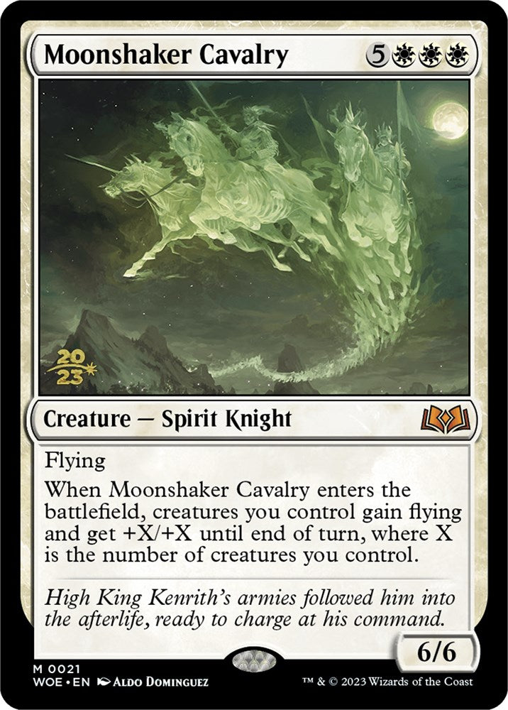 Moonshaker Cavalry [Wilds of Eldraine Prerelease Promos] | Tabernacle Games